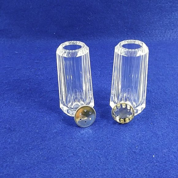 Napkin Salt Pepper Holder Caddy Clear Acrylic 3 Piece Set Vintage Decor - Picture 7 of 10